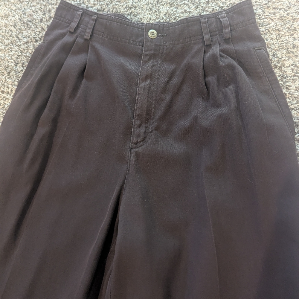 vintage Liz Claiborne Chocolate Brown Trousers - Picture 3 of 7